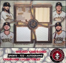2025 Topps Museum Collection Four Player Primary Pieces Quad Relics Xander Bogaerts #FPQR-TMMB card