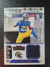 Blake Corum 2024 Panini Contenders Rookie Ticket Swatch card