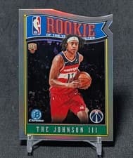 Tre Johnson III 2025-26 Bowman ROY Favorites card