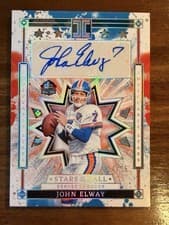2025 Panini Impeccable Stars of the Hall Autographs John Elway #2 card