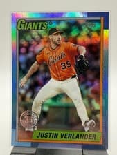 2025 Topps Update 1990 Topps Baseball Justin Verlander #U90-10 card