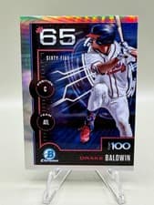 2025 Bowman Bowman Scouts Top 100 Drake Baldwin #BTP-65 card