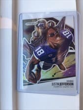 2025 Panini Prizm Manga - Vertical Justin Jefferson #7 card