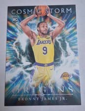 2024-25 Panini Origins Cosmic Storm Set Bronny James Jr. #17 card