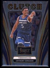 2024-25 Panini Select Clutch Anthony Edwards #14 card