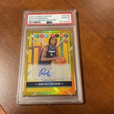 2024-25 Topps Chrome Next Stop Signatures Rob Dillingham #NSS-RD card