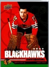 2025-26 Upper Deck Chicago Blackhawks Centennial Box Glenn Hall #68 card