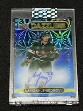 Marat Khusnutdinov 2024-25 Upper Deck Clear Cut 2021-22 UD Dazzlers card