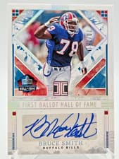 2025 Panini Impeccable First Ballot Signatures Bruce Smith #4 card
