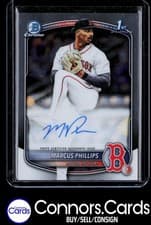 2025 Bowman Draft Chrome Prospect Autographs Marcus Phillips #CPA-MP card