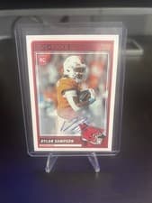 2025 Score Rookies Dylan Sampson #52 card