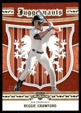 2024 Panini Crusade Juggernauts Reggie Crawford #24 card