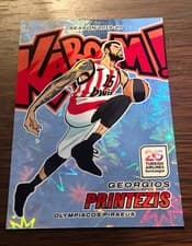 Georgios Printezis 2024 Panini Crown Royale Euroleague Kaboom card