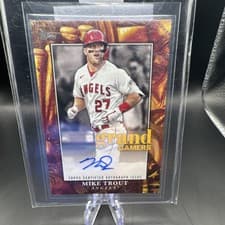 2024 Topps Grand Gamers Autographs Mike Trout #GOGA-MT card