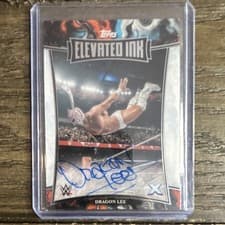 2025 Topps Exalted WWE Wrestling Elevated Ink Dragon Lee #ELI-DNL card
