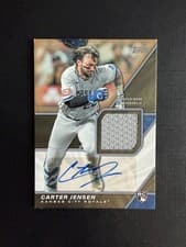 2026 Topps Major League Material Autographs Carter Jensen #MLM2-CJ card
