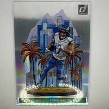 Puka Nacua 2024 Panini Donruss Downtown card