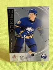 Noah Ostlund 2025 SP Game Used Authentic Rookies card