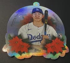 2025 Topps Holiday Oversized Die-Cut MLB Ornaments Hyeseong Kim #OO-2 card