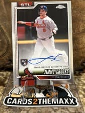 2026 Topps Real One Autographs Jimmy Crooks #73 card