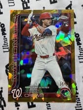 2025 Topps Chrome Update Sapphire Base Set Dylan Crews #USC190 card