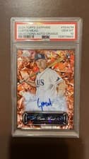 2024 Topps Chrome Sapphire Edition Selections Autographs Curtis Mead #SSA-CM card