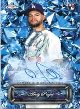 2024 Topps Chrome Update Sapphire Edition Selections Autographs Andy Pages #USSA-ANP card