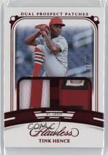 2024 Panini Flawless Dual Prospect Patches Tink Hence #DP-TH card
