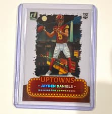2024 Clearly Donruss Uptowns Jayden Daniels #2 card