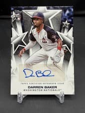 2025 Topps Baseball Stars Autographs Darren Baker #BSA-DB card