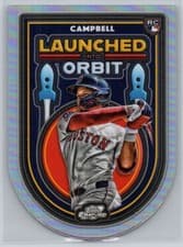 2025 Topps Cosmic Chrome Launched into Orbit Kristian Campbell #LIO-50 card