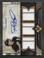2025 Topps Museum Collection Single Player Signature Swatches Triple Relic Autographs Paul Konerko #SPTRA-PK card