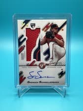 2025 Topps Pristine Rookie Jumbo Autograph Relics Spencer Schwellenbach #RJAR-SS card