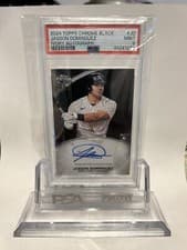 2024 Topps Chrome Black Ivory Autographs Jasson Domínguez #CPA-JD card