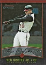 Ken Griffey Jr. 2001 Bowman Chrome card