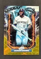 2025 Topps Cosmic Chrome Extraterrestrial Talent Jackson Chourio #ET-19 card