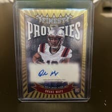 2024 Finest Prodigies Autographs Drake Maye #P-DM card