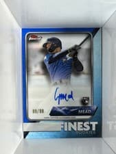 2024 Finest Rookies Autographs Curtis Mead #FR-CM card