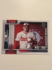 2026 Topps Dugout Peeks Mike Trout #350 card