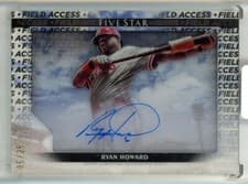 2024 Topps Five Star Field Access Ryan Howard #FA-RH card