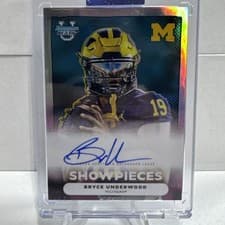 2025 Bowman University Best Bowman Showpieces Autographs Refractor Bryce Underwood #BSA-BU card