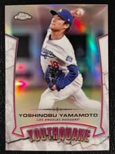 2025 Topps Chrome Youthquake Yoshinobu Yamamoto #YQ-46 card
