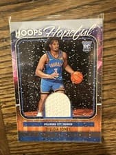 2024-25 Hoops Hoops Hopeful Memorabilia Dillon Jones #HHM-DJT card