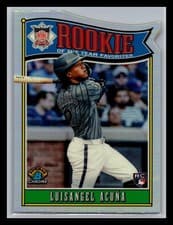 2025 Bowman Rookie of the Year Favorites Luisangel Acuña #ROY-4 card