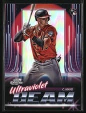 2025 Topps Cosmic Chrome Ultraviolet Beam Coby Mayo #UB-3 card
