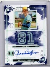 2025 Panini Impeccable MVPs Signatures Rollie Fingers #2 card