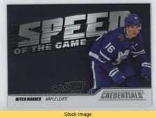 2024-25 Upper Deck Credentials Speed of the Game Stars Mitch Marner #SG-MA card
