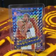 2024-25 Panini Mosaic Storm Chasers Alexandre Sarr #15 card