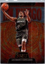 2024-25 Panini Select En Fuego Anthony Edwards #3 card