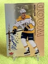 2025-26 Flair Autographics Matthew Wood #A-MW card